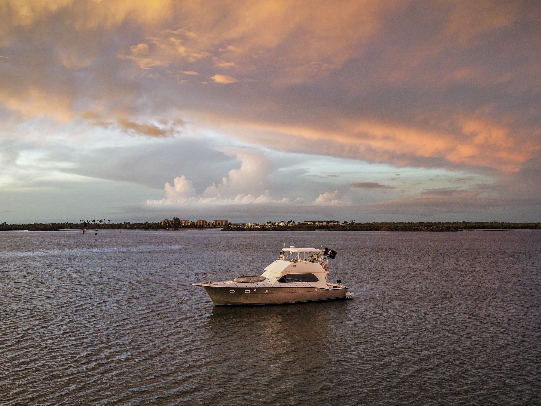 Knot Today at sunset over the Boca Grande Sandbar