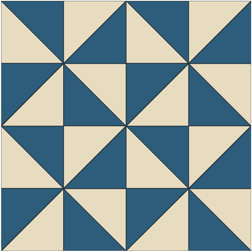 Broken Dishes quilt block