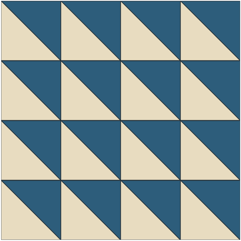 HST Grid quilt block