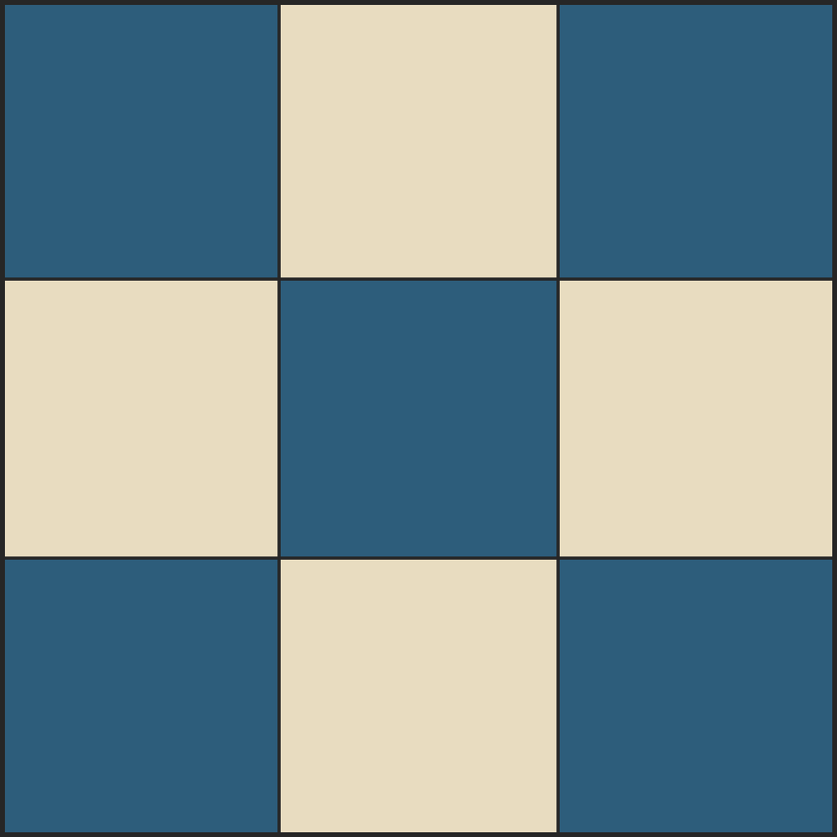 Nine-Patch quilt block