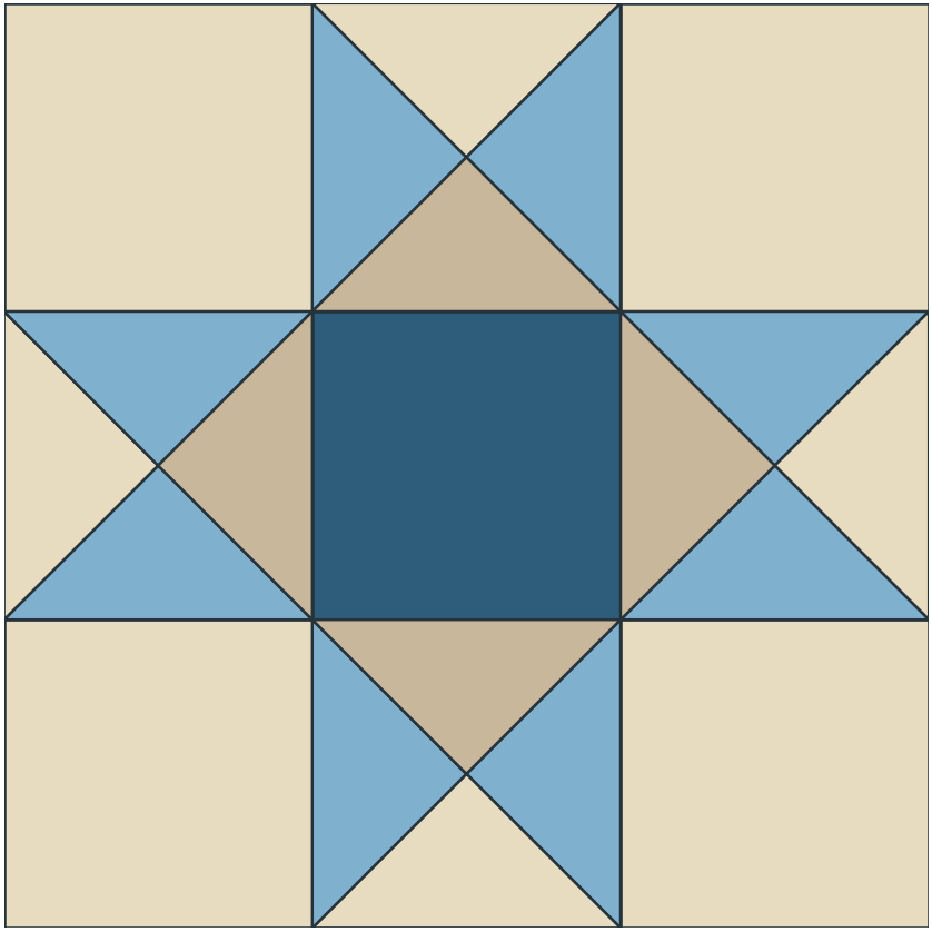 Ohio Star quilt block