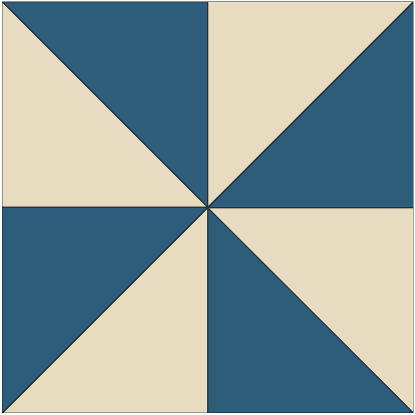 Pinwheel quilt block